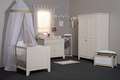 Oud Wit Kast+Bed+Commode